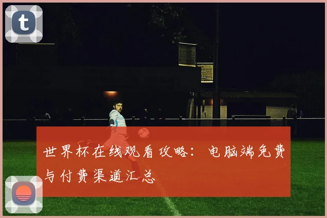 世界杯在线观看攻略:电脑端免费与付费渠道汇总